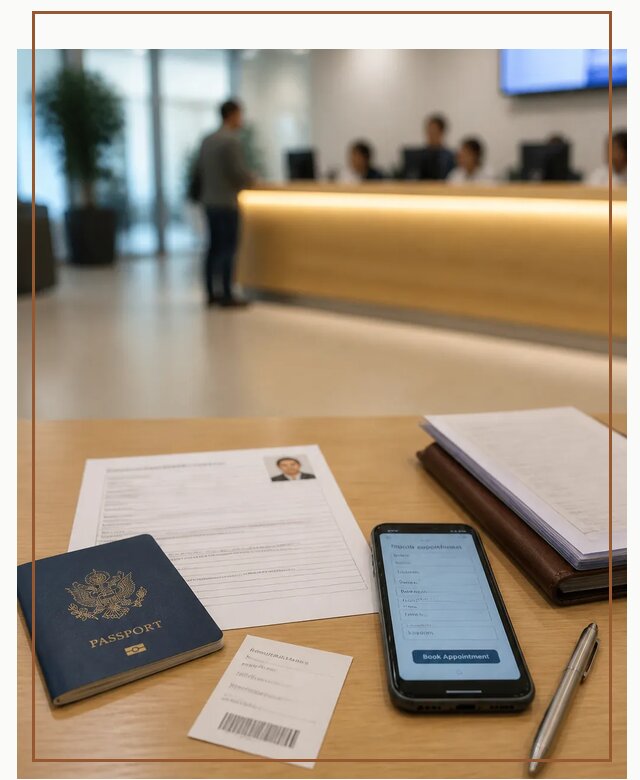 Запись в визовый центр в Людинове для подачи документов
