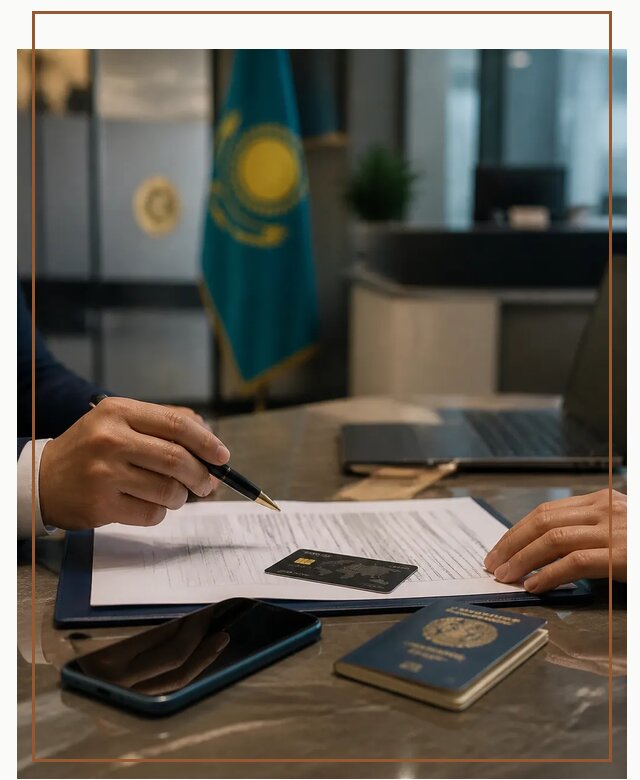 Открытие счета и банковской карты в Казахстане в Людинове